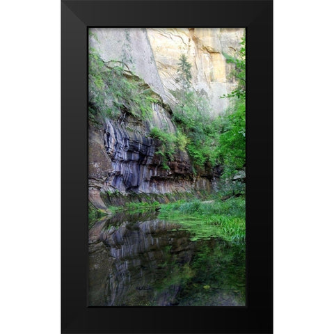 Oak Creek Canyon II Black Modern Wood Framed Art Print by Popcorn