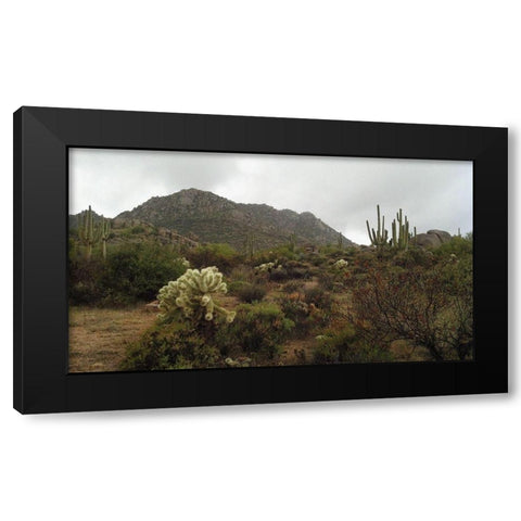 Granite Mountain I Black Modern Wood Framed Art Print by Popcorn