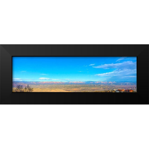 Verde Valley from Jerome Black Modern Wood Framed Art Print by Popcorn