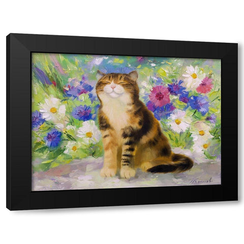 Cottager Black Modern Wood Framed Art Print with Double Matting by Kotinova, Galina