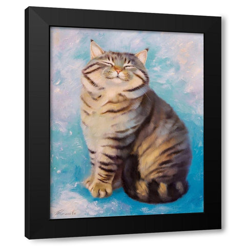 March Black Modern Wood Framed Art Print with Double Matting by Kotinova, Galina