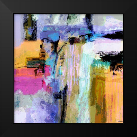 Concept I Black Modern Wood Framed Art Print by Tienhaara, Michael