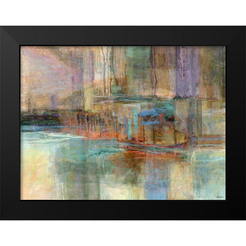 Emergence VI Black Modern Wood Framed Art Print by Tienhaara, Michael