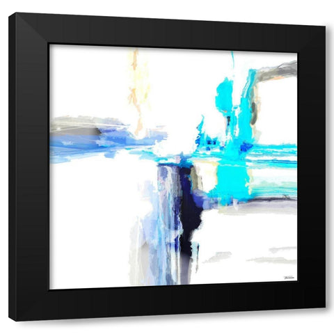 Dynasty V Black Modern Wood Framed Art Print by Tienhaara, Michael