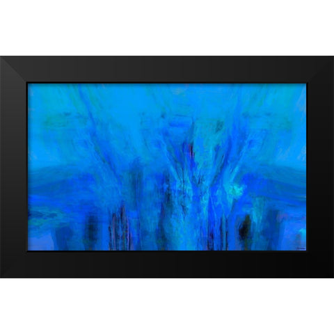 Mood Shift II Black Modern Wood Framed Art Print by Tienhaara, Michael