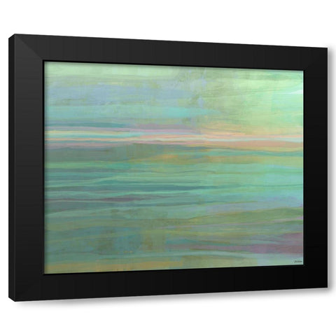 Passive II Black Modern Wood Framed Art Print with Double Matting by Tienhaara, Michael