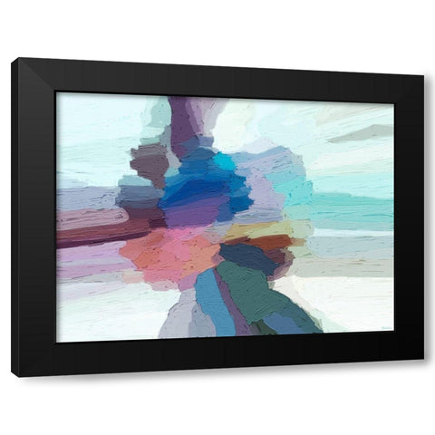 Pulsations I Black Modern Wood Framed Art Print by Tienhaara, Michael