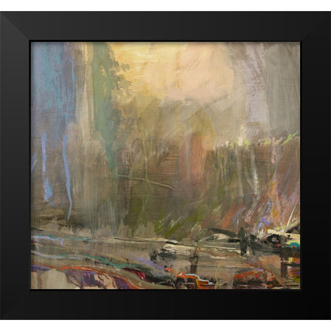 Musings II Black Modern Wood Framed Art Print by Tienhaara, Michael