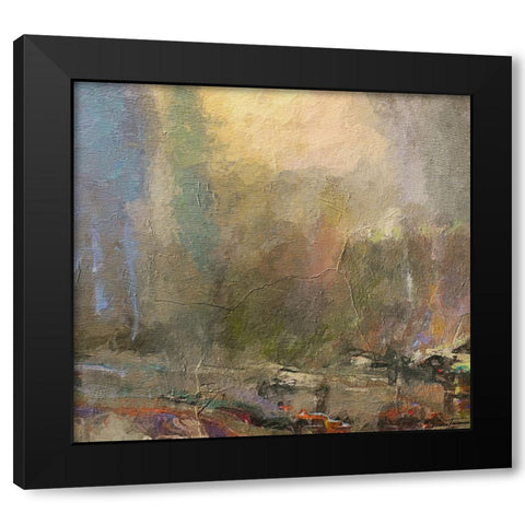 Musings II FX Black Modern Wood Framed Art Print by Tienhaara, Michael