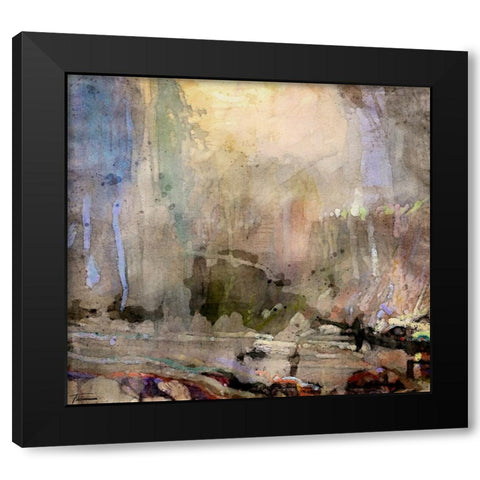 Musings II WC V I Black Modern Wood Framed Art Print by Tienhaara, Michael