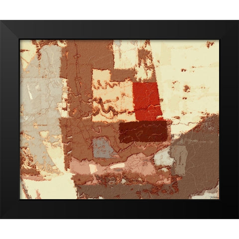 Sherbert I V 2 Black Modern Wood Framed Art Print by Tienhaara, Michael