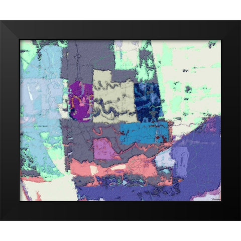 Sherbert I V 4 Black Modern Wood Framed Art Print by Tienhaara, Michael
