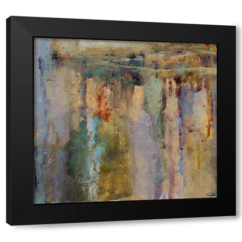 Musings I FX Black Modern Wood Framed Art Print by Tienhaara, Michael