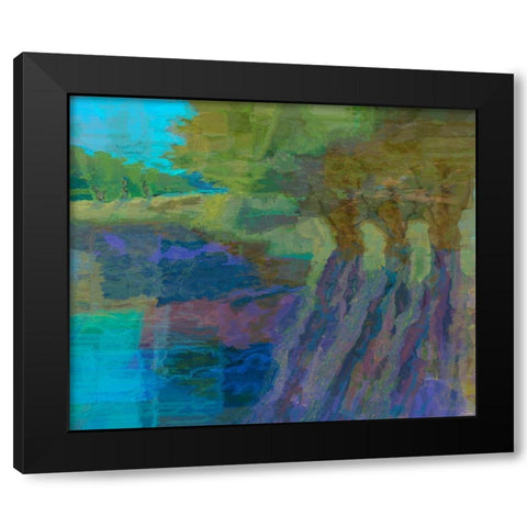 Autumn Song III Black Modern Wood Framed Art Print by Tienhaara, Michael