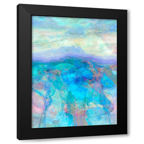 Derivative I Black Modern Wood Framed Art Print by Tienhaara, Michael