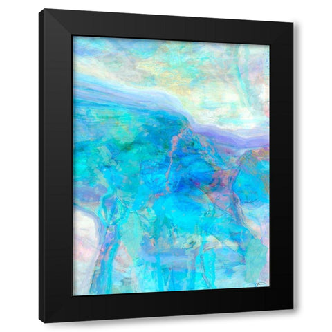 Derivative II Black Modern Wood Framed Art Print with Double Matting by Tienhaara, Michael