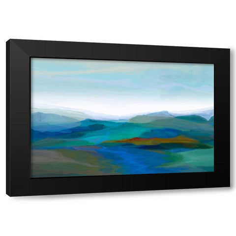 Majestic II Black Modern Wood Framed Art Print by Tienhaara, Michael