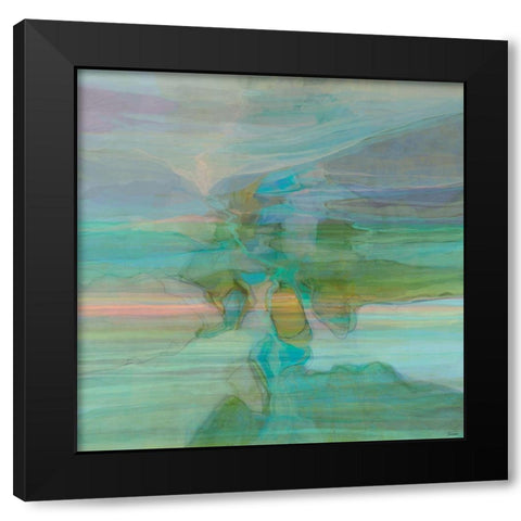 Passive I Landscape Version II Black Modern Wood Framed Art Print by Tienhaara, Michael