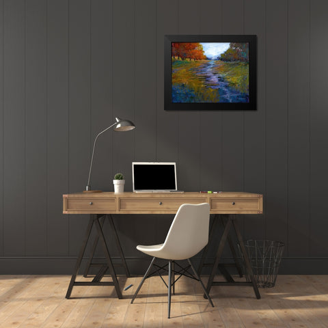 Tranquill Dreams IV Black Modern Wood Framed Art Print by Tienhaara, Michael