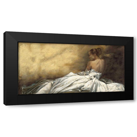 Eleganza in bianco Black Modern Wood Framed Art Print by Bassetti, Andrea