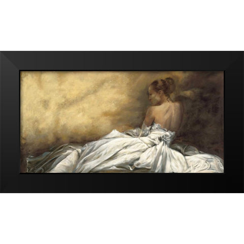Eleganza in bianco Black Modern Wood Framed Art Print by Bassetti, Andrea