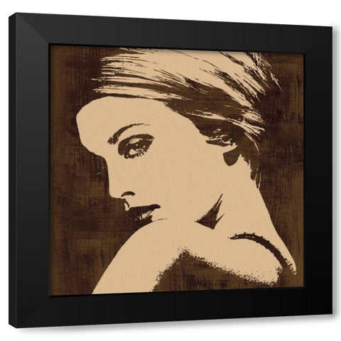 Deluxe II Black Modern Wood Framed Art Print with Double Matting by Cooper, Andrew