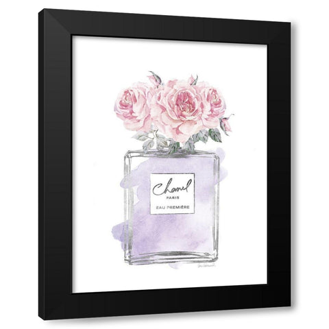 Silver Perfume and Flowers VIII Black Modern Wood Framed Art Print with Double Matting by Greenwood, Amanda