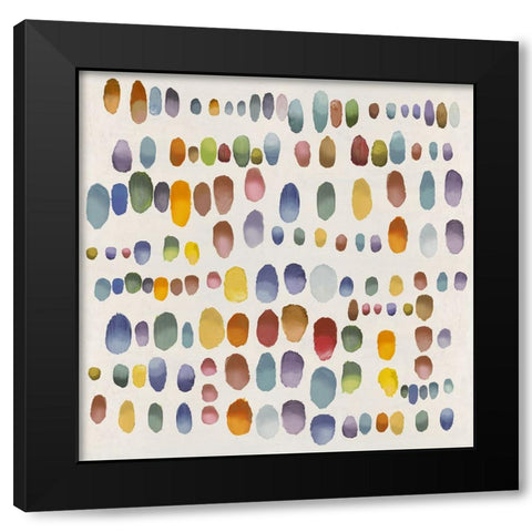 Playful I Black Modern Wood Framed Art Print with Double Matting by Perry, Angela