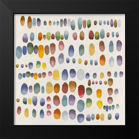 Playful I Black Modern Wood Framed Art Print by Perry, Angela