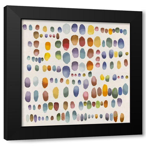 Playful II Black Modern Wood Framed Art Print by Perry, Angela