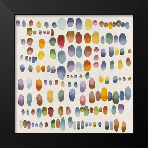 Playful II Black Modern Wood Framed Art Print by Perry, Angela