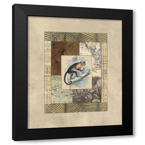 Exotic V Black Modern Wood Framed Art Print by Weaver, Amy