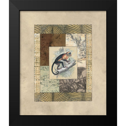 Exotic V Black Modern Wood Framed Art Print by Weaver, Amy