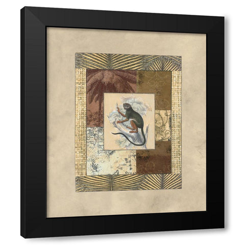 Exotic VI Black Modern Wood Framed Art Print with Double Matting by Weaver, Amy