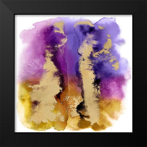 Magical Mist with Gold I Black Modern Wood Framed Art Print by Riley, Bella