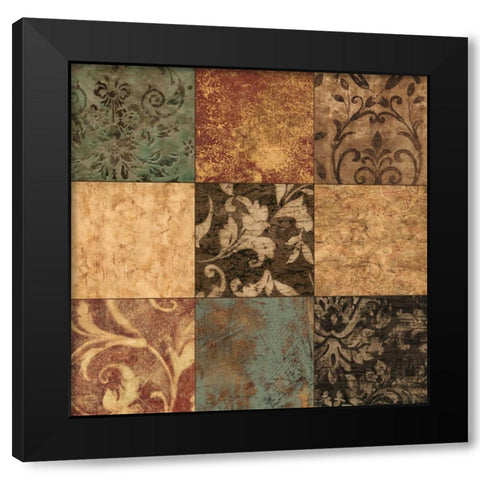 Luxe I Black Modern Wood Framed Art Print with Double Matting by Donovan, Chris