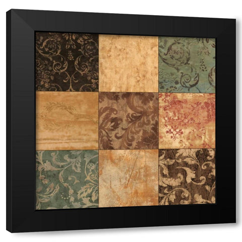 Luxe II Black Modern Wood Framed Art Print with Double Matting by Donovan, Chris