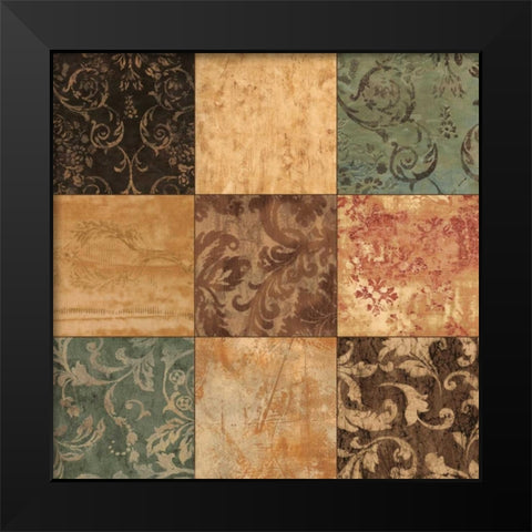 Luxe II Black Modern Wood Framed Art Print by Donovan, Chris