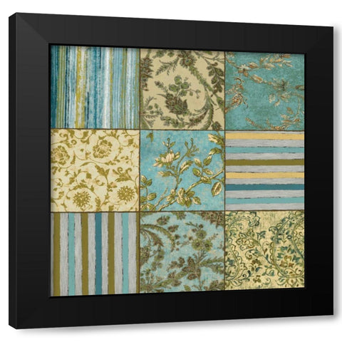 Acqua Dreams II Black Modern Wood Framed Art Print with Double Matting by Donovan, Chris