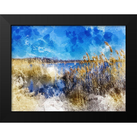 Phragmites II Black Modern Wood Framed Art Print by Young, Chamira