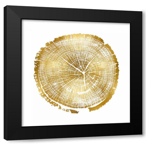 Timber Gold I Black Modern Wood Framed Art Print by Carson, Danielle