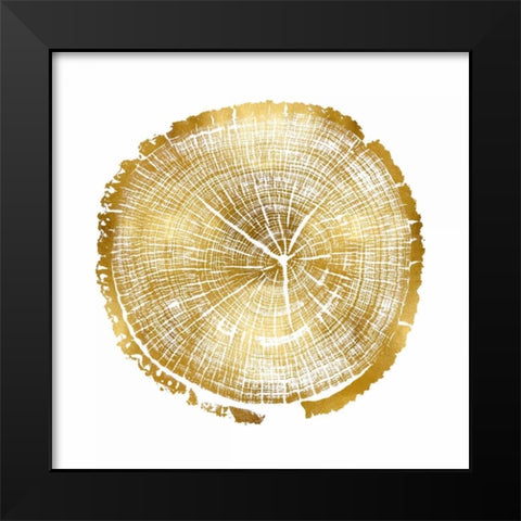 Timber Gold I Black Modern Wood Framed Art Print by Carson, Danielle