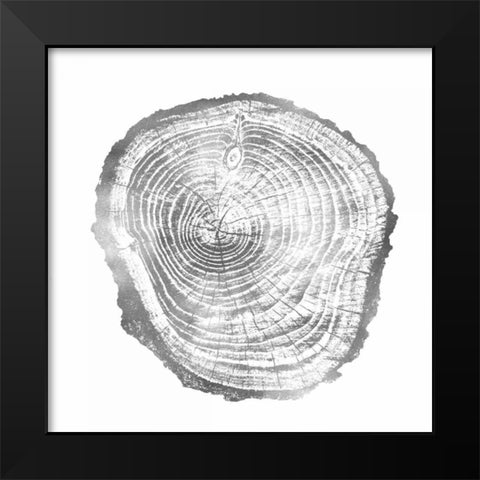 Timber Silver III Black Modern Wood Framed Art Print by Carson, Danielle