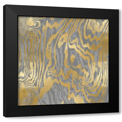 Variations II Black Modern Wood Framed Art Print with Double Matting by Carson, Danielle