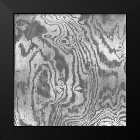 Silver Variations I Black Modern Wood Framed Art Print by Carson, Danielle