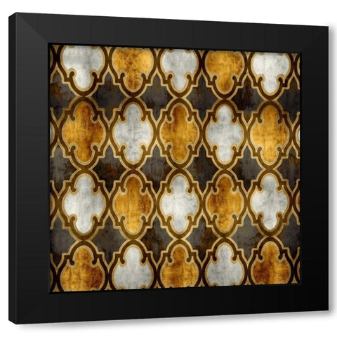 Global Inspiration II Black Modern Wood Framed Art Print with Double Matting by Roberts, Ellie