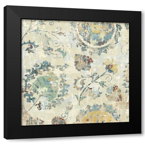 Adornment I Black Modern Wood Framed Art Print with Double Matting by Roberts, Ellie