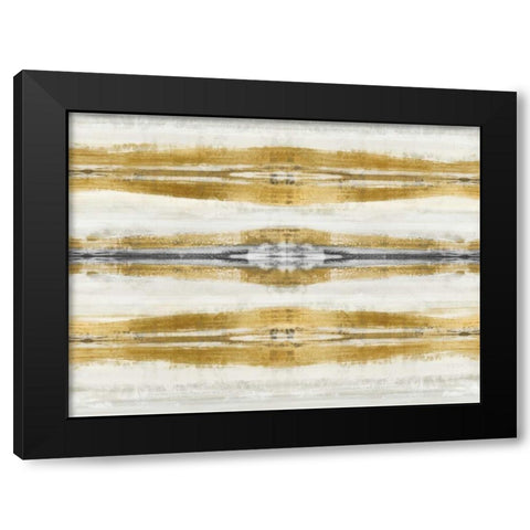 Emminent in Gold I Black Modern Wood Framed Art Print by Roberts, Ellie