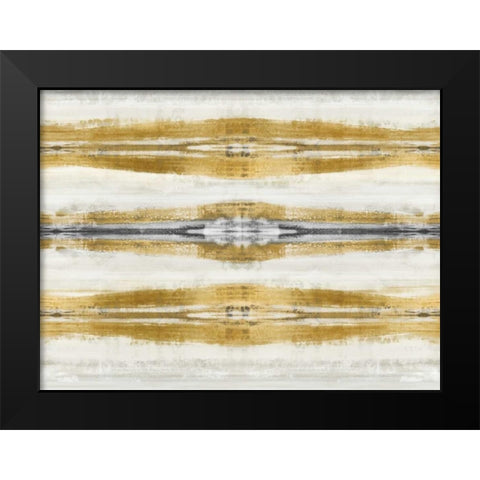 Emminent in Gold I Black Modern Wood Framed Art Print by Roberts, Ellie