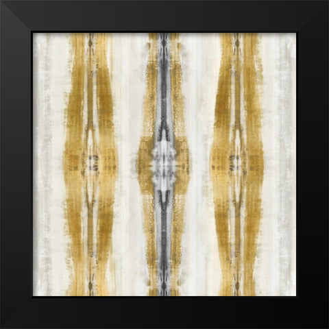 Emminent in Gold II Black Modern Wood Framed Art Print by Roberts, Ellie